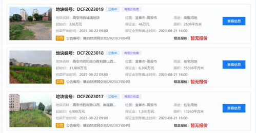 批準(zhǔn) 高安新增5塊建設(shè)用地出讓