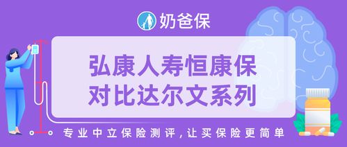 弘康人壽恒康保對比達爾文系列,有什么優(yōu)勢嗎